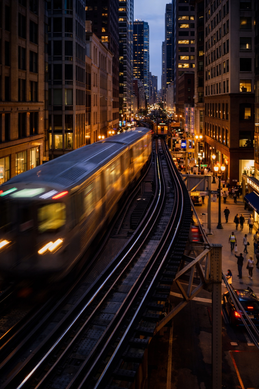 シカゴの高架鉄道